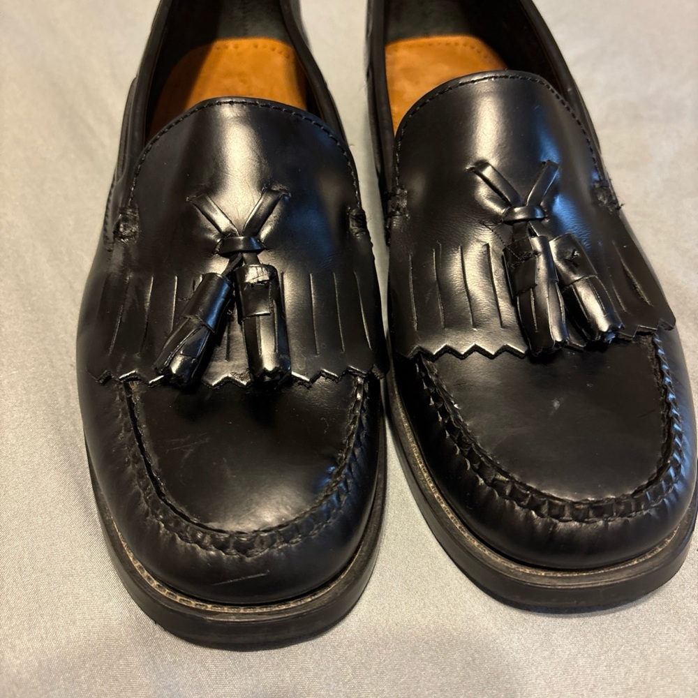 G.H. Bass & Co. Black Leather Loafers